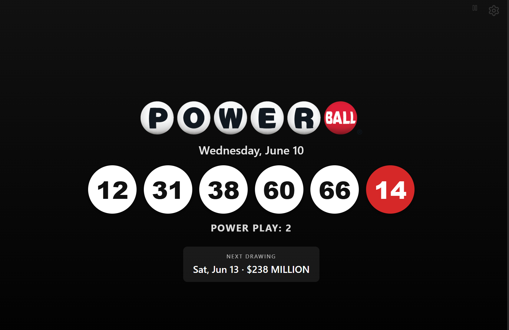 Lotto Dashboard Placeholder